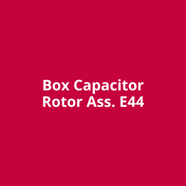 Box capacitor rotor ass. E44