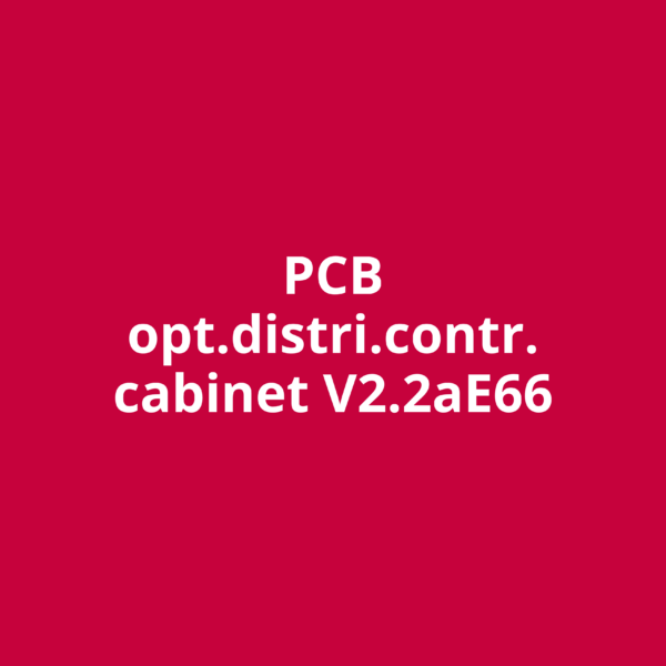 PCB opt.distri.contr.cabinet V2.2aE66