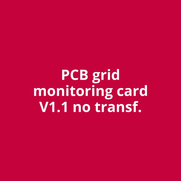 PCB grid monitoring card V1.1 no transf.