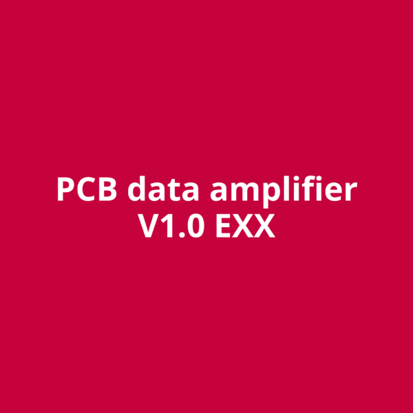 PCB data amplifier V1.0 EXX