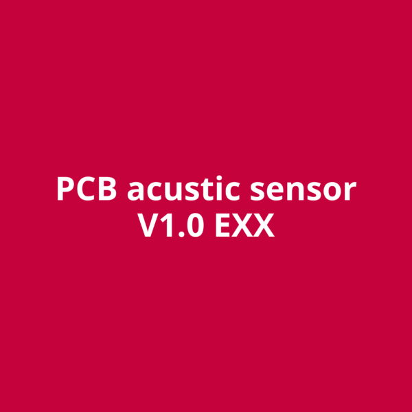 PCB acustic sensor V1.0 EXX