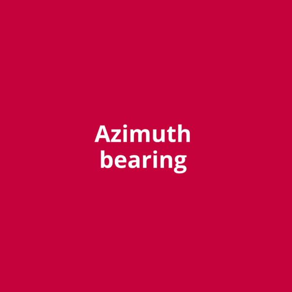 Azimuth bearing