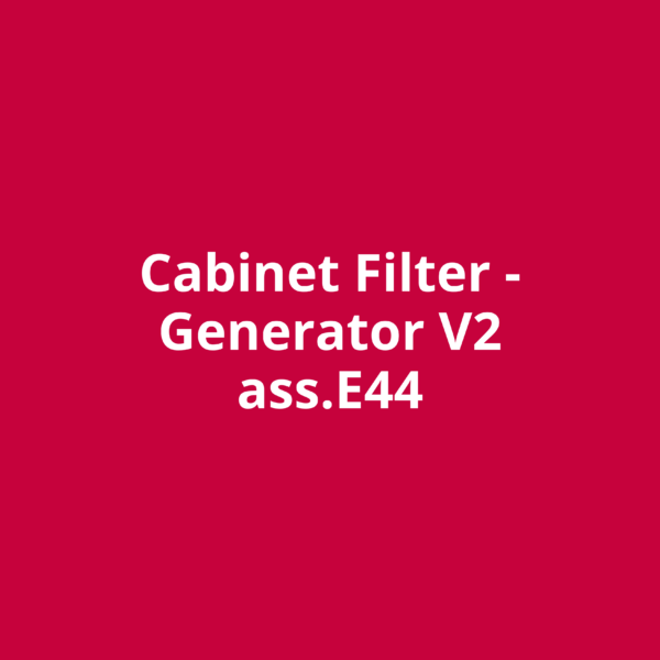 cabinet filter- generator V2 ass.E44