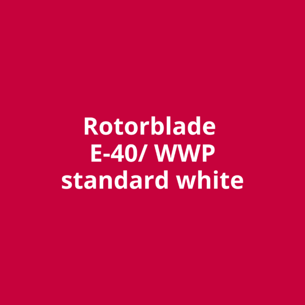 Rotorblade E-40/ WWP standard white